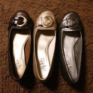 THREE PAIRS of Lifestride 9.5 shoes in 3 colors!